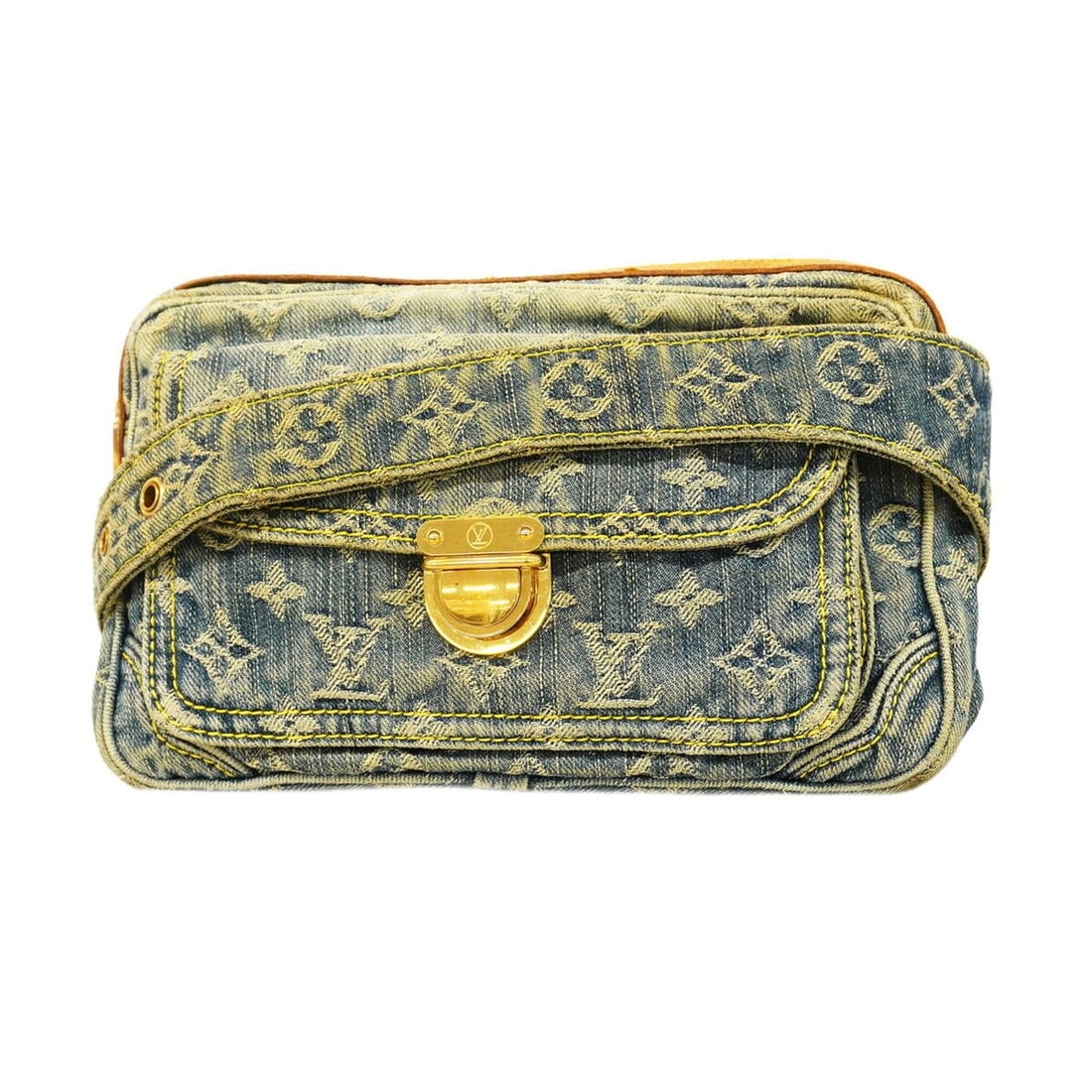 Louis Vuitton Monogram Denim Bum Bag M95347 Blue (Women's): --- Catalog ---Category: SizeSize (HxWxD): 16cm x 24cm x 6cm / 6.29'' x 9.44'' x 2.36''Category: DesignType: Fanny packColor: BlueGender: WomenCategory: GeneralMPN: M95347Brand: Louis Vuitton--- Item 