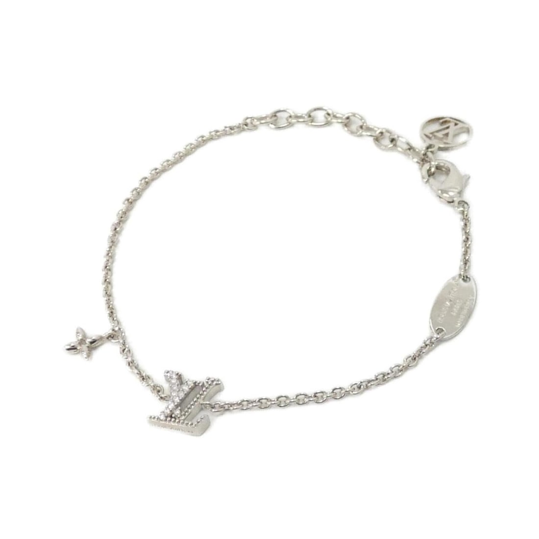 Louis Vuitton Bracelet LV Iconic M02752: --- Catalog ---Category: SizeLength: 15.5cm - 20cm / 6.1'' - 7.87''Category: DesignType: Charm braceletColor: SilverGender: WomenCategory: GeneralMPN: M02752Brand: Louis Vuitton--- Item List ---Sectio
