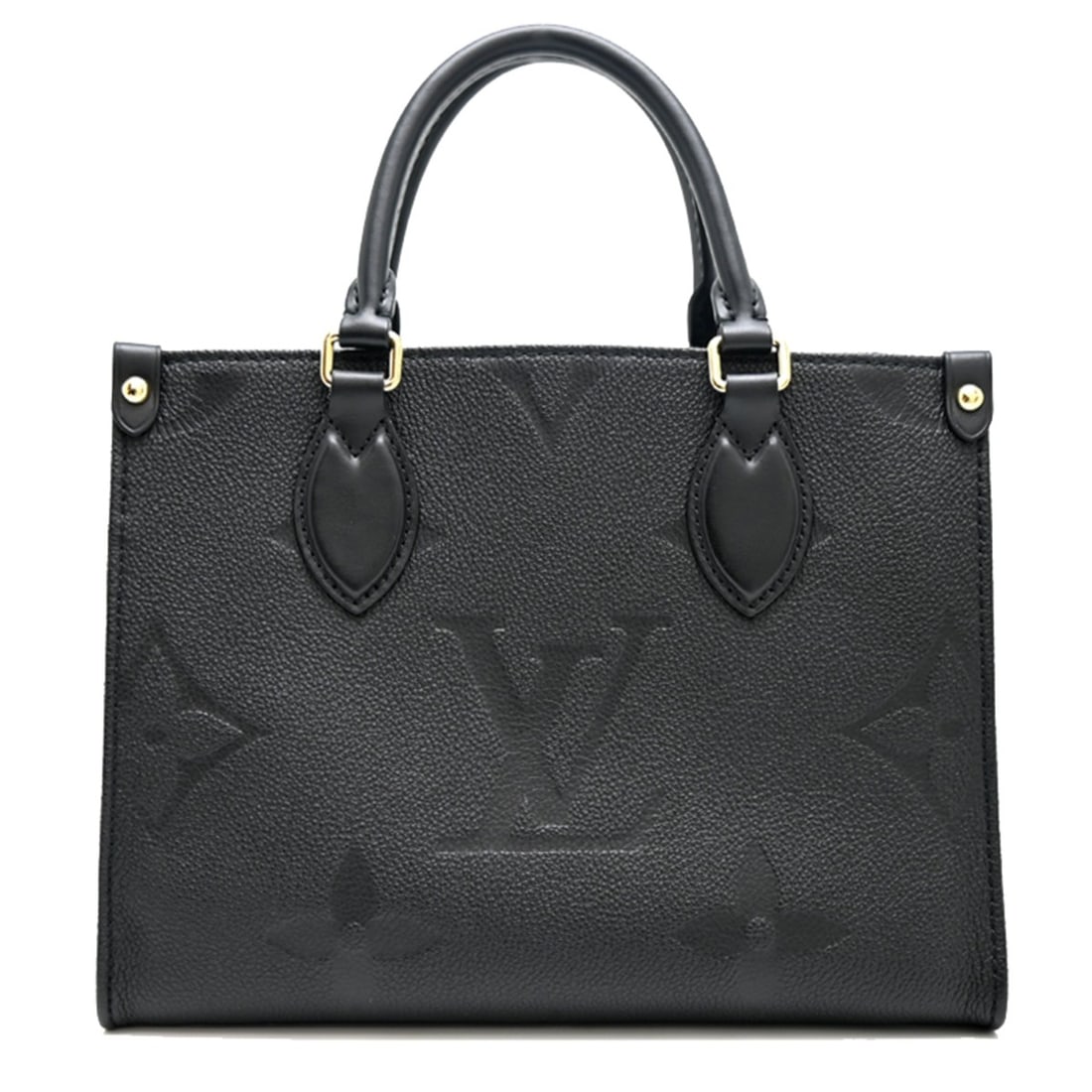 Louis Vuitton On the You PM (Shoulder strap missing) Women's Handbag M45653 Monogram Empreinte Noir: --- Catalog ---Category: SizeSize (HxWxD): 19cm x 25cm x 11cm / 7.48'' x 9.84'' x 4.33''Category: DesignType: HandbagColor: Black, NoirGender: WomenMaterial: Monogram Empreinte Category: GeneralMPN: