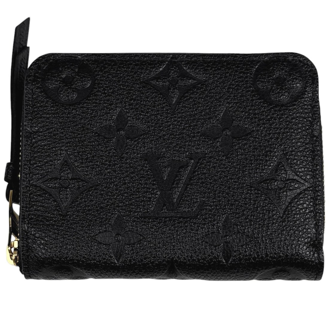 Louis Vuitton Zippy Coin Purse Wallet/Coin Case/Card Case, Monogram Empreinte, Noir (Black), M60574, (1 of 11)