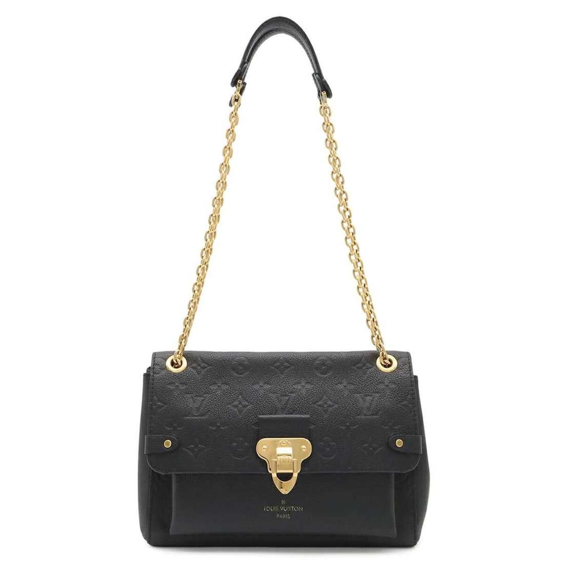 LOUIS VUITTON Louis Vuitton Monogram Empreinte Vavin PM Shoulder Bag Chain Noir Black M44151: --- Catalog ---Category: SizeSize (HxWxD): 19cm x 25cm x 9.5cm / 7.48'' x 9.84'' x 3.74''Category: DesignType: Shoulder bagColor: Black, NoirGender: WomenMaterial: Monogram Empreinte Category: General