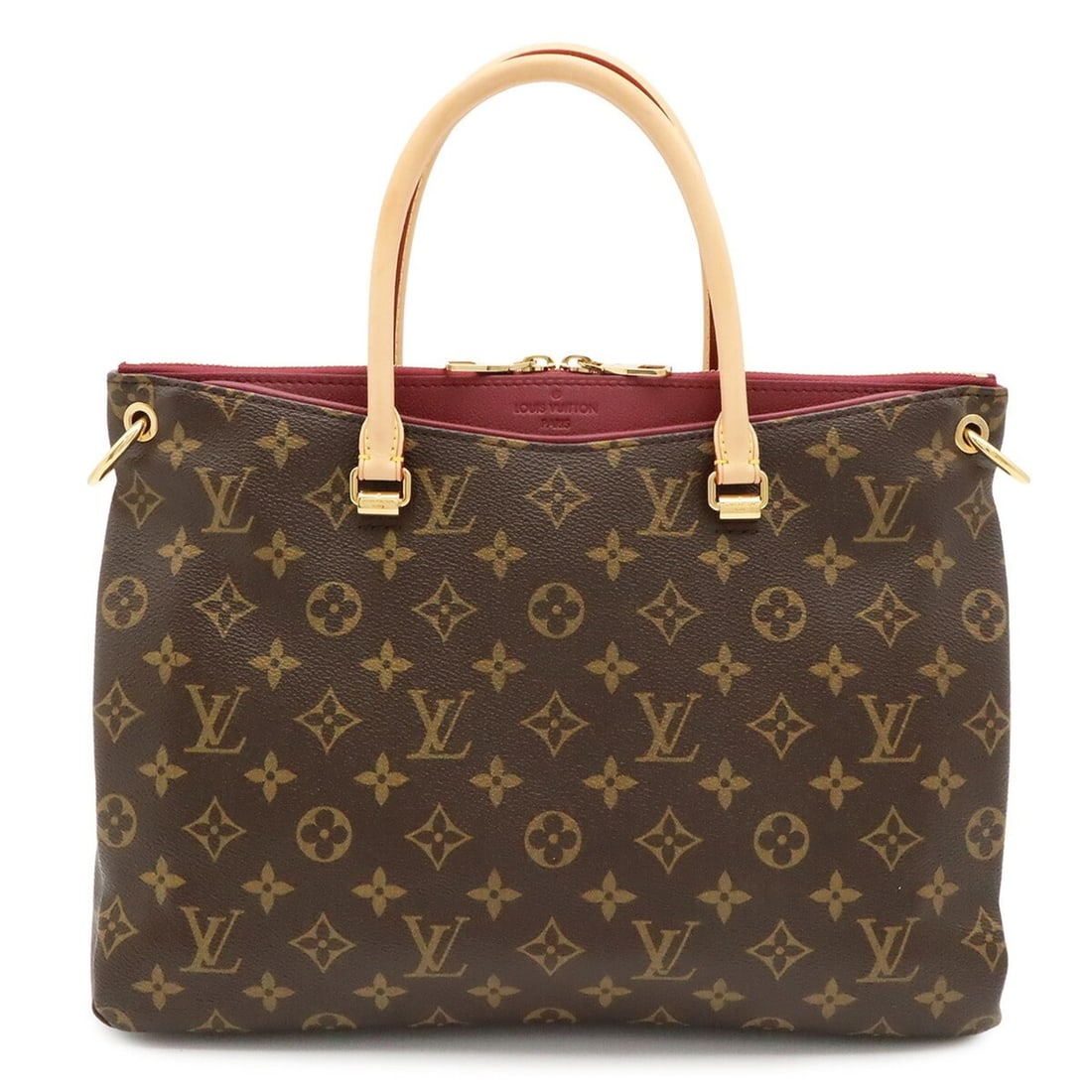 LOUIS VUITTON Louis Vuitton Monogram Pallas Handbag Tote Bag Aurore Purple M40906: --- Catalog ---Category: SizeSize (HxWxD): 25cm x 34cm x 12.5cm / 9.84'' x 13.38'' x 4.92''Category: DesignType: Handbag, Tote bagColor: Aurore, PurpleGender: WomenMaterial: Monogram Category: General