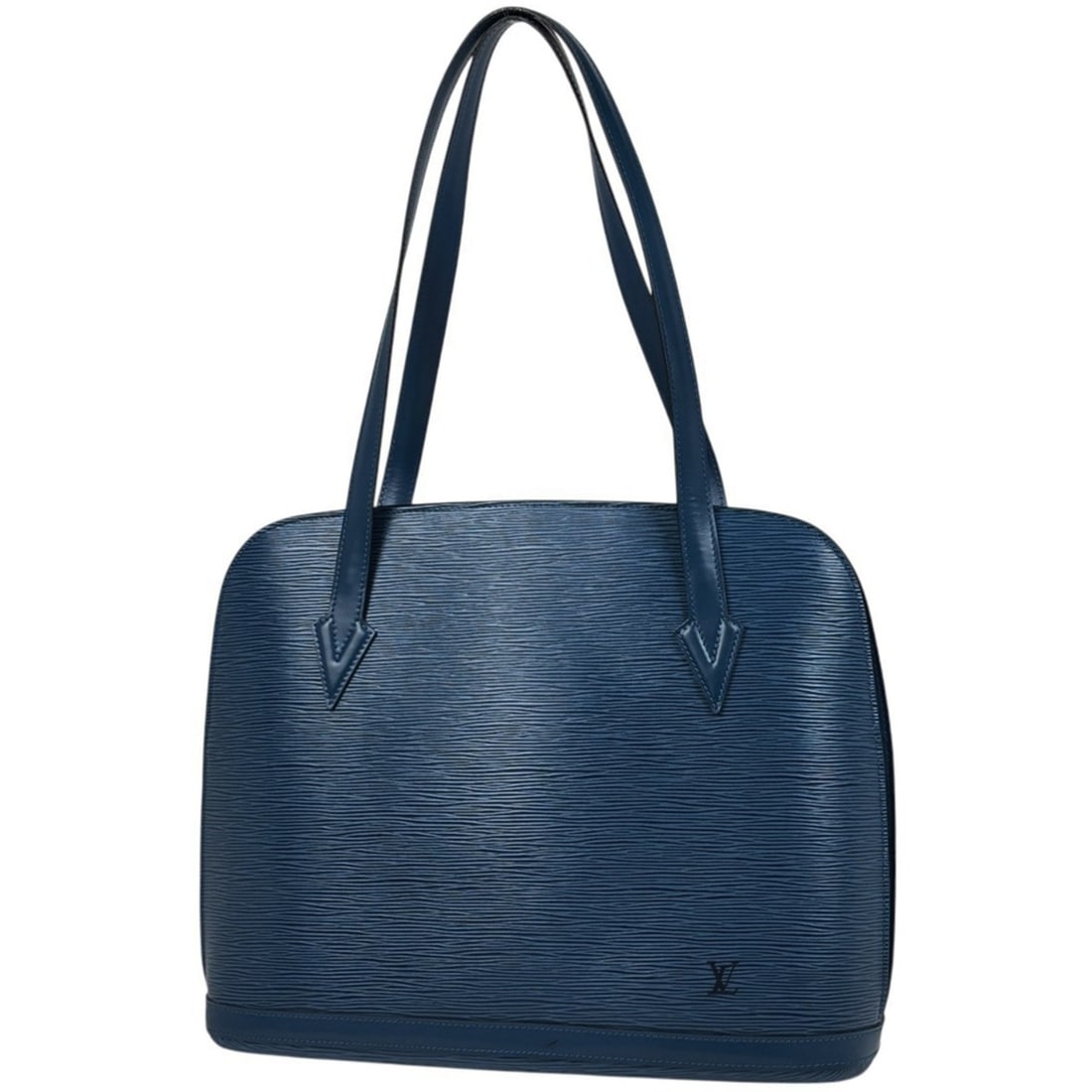 Louis Vuitton Lussac Tote Bag Handbag Epi Toledo Blue M52285 Women's: --- Catalog ---Category: SizeSize (HxWxD): 29cm x 37cm x 10cm / 11.41'' x 14.56'' x 3.93''Category: DesignType: Handbag, Tote bagColor: Toledo blueGender: WomenMaterial: Epi leather Category: GeneralL