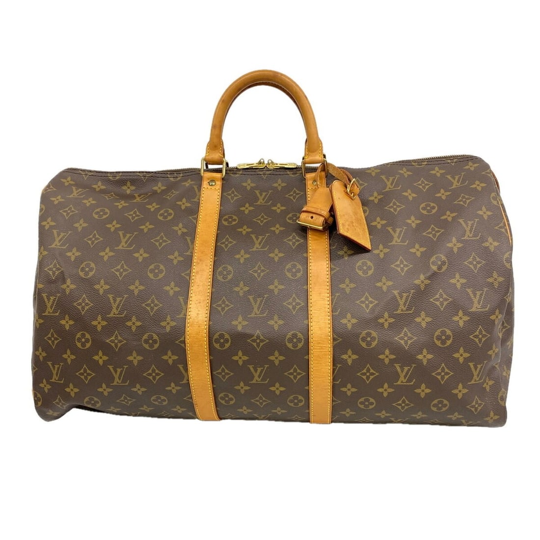 Louis Vuitton Bags - Boston Monogram Keepall 55 M41424 Brown Men's & Women's: --- Catalog ---Category: SizeSize (HxWxD): 30cm x 56cm x 24.5cm / 11.81'' x 22.04'' x 9.64''Category: DesignType: Boston bagColor: BrownGender: Men,WomenCategory: GeneralMPN: M41424Brand: Louis Vuitto
