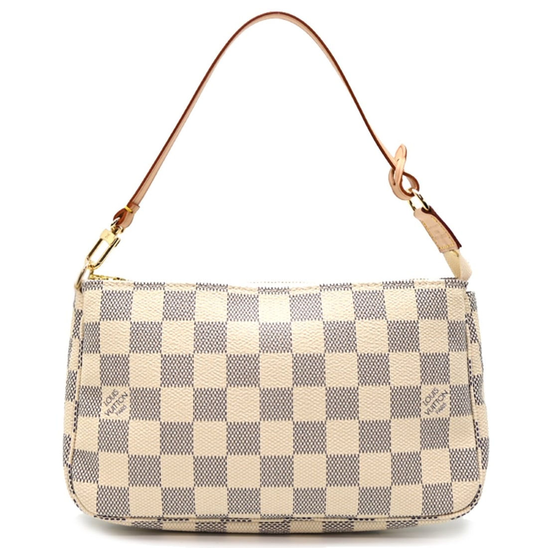 Louis Vuitton Pochette Accessoires Women's Shoulder Bag N51986 (Discontinued) Damier Azur White: --- Catalog ---Category: SizeSize (HxWxD): 13cm x 21cm / 5.11'' x 8.26''Category: DesignType: Pochette, Shoulder bagColor: WhiteGender: WomenMaterial: Damier Azur Category: GeneralMPN: N51986Brand: Lo