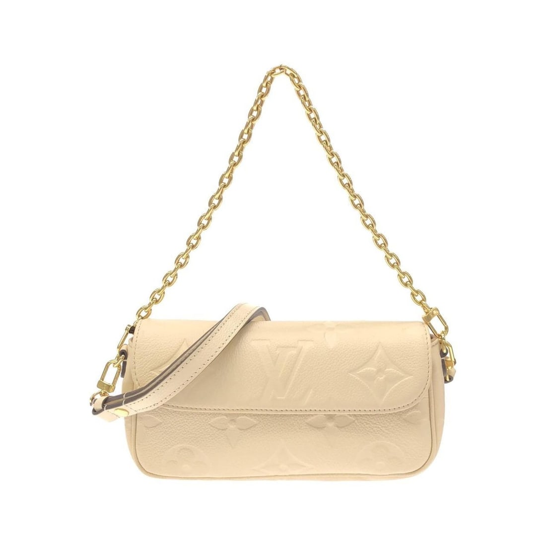 Louis Vuitton Monogram Empreinte Wallet on Chain Ivy M82210 Shoulder Bag: --- Catalog ---Category: SizeSize (HxWxD): 13cm x 24cm x 6cm / 5.11'' x 9.44'' x 2.36''Category: DesignType: Shoulder bagColor: BeigeGender: Women,MenMaterial: Leather Leather/Fur Type: CalfskinCatego