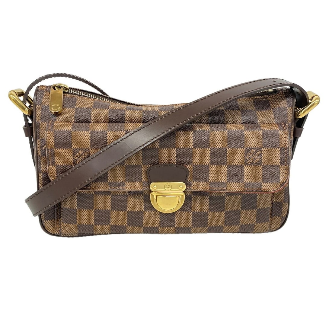 Louis Vuitton Damier Ravello GM Shoulder Bag N60006 Ebene (Women's): --- Catalog ---Category: SizeSize (HxWxD): 16cm x 26cm x 8cm / 6.29'' x 10.23'' x 3.14''Category: DesignType: Shoulder bagColor: EbeneGender: WomenCategory: GeneralMPN: N60006Brand: Louis Vuitton--- I