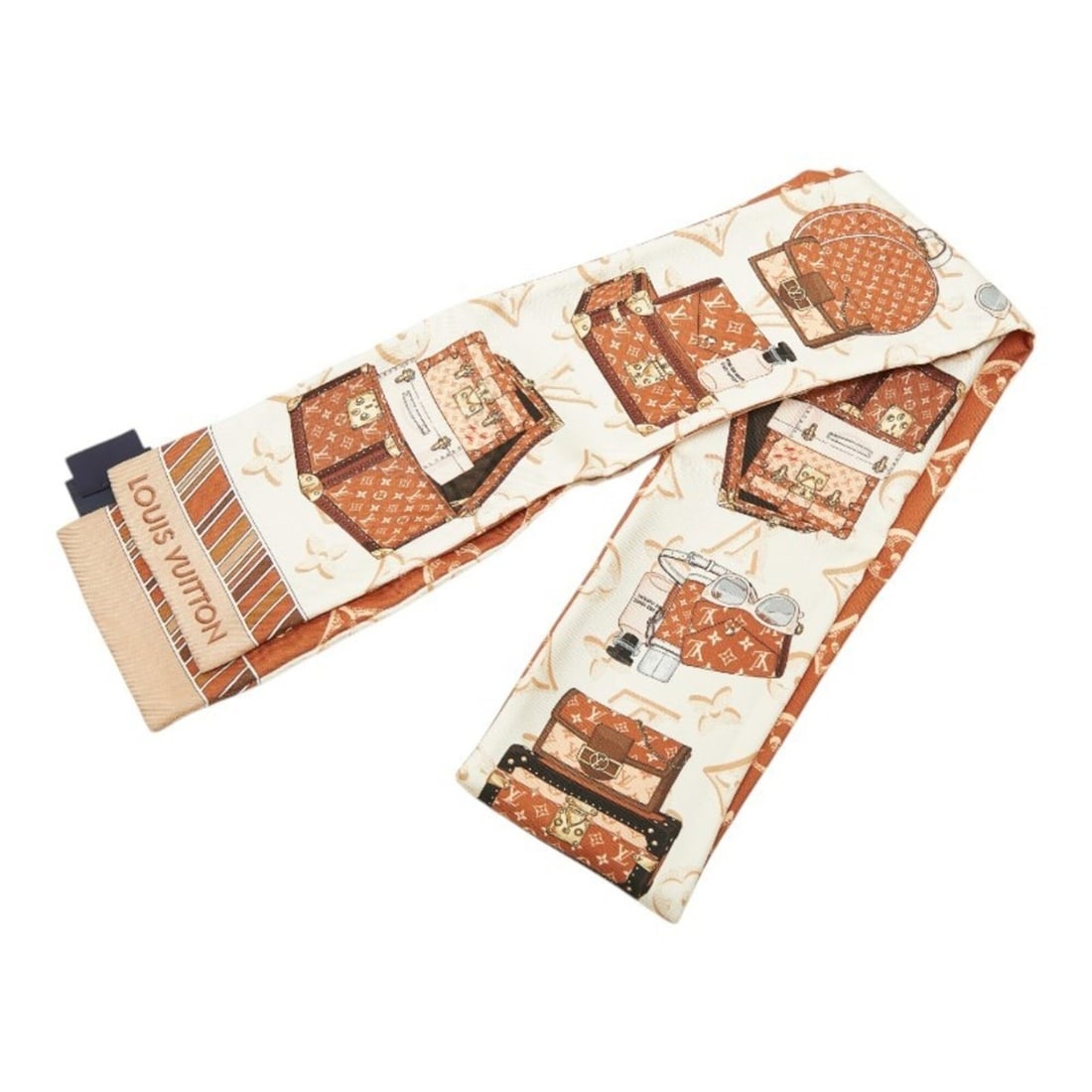 Louis Vuitton Bandeau Fall For You Scarf M77804 Brown Multicolor Silk Women's LOUIS VUITTON: --- Catalog ---Category: SizeSize (LxW): 1.15m x 8cm / 45.66'' x 3.14''Category: DesignType: ScarfColor: Brown, Multi-colorGender: WomenMaterial: Silk Category: GeneralMPN: M77804Brand: Louis Vuitton-
