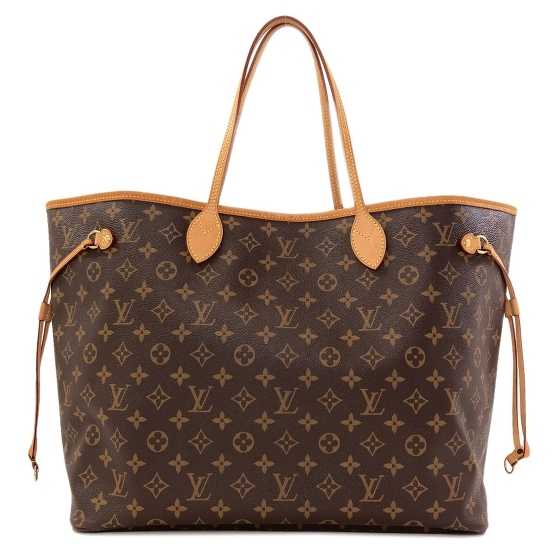 Louis Vuitton M41180 Neverfull GM Tote Bag, Monogram Canvas, Women's LOUIS VUITTON: --- Catalog ---Category: SizeSize (HxWxD): 32cm x 40cm x 20cm / 12.59'' x 15.74'' x 7.87''Handle Length: 48cm / 18.89''Category: DesignType: Tote bagColor: Monogram, PivoineGender: WomenClosure: HookM