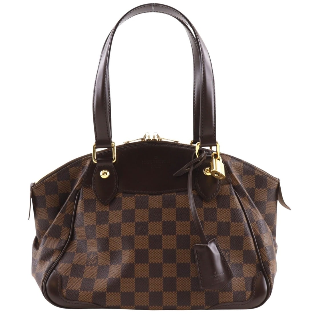 Louis Vuitton Verona PM Tote Bag N41117 Damier Canvas 2010 DU5100 A5 Double Zipper Women's: --- Catalog ---Category: SizeSize (HxWxD): 21cm x 28cm x 16cm / 8.26'' x 11.02'' x 6.29''Category: DesignType: Tote bagColor: BrownGender: WomenMaterial: Damier Canvas Category: GeneralBrand: Louis Vu