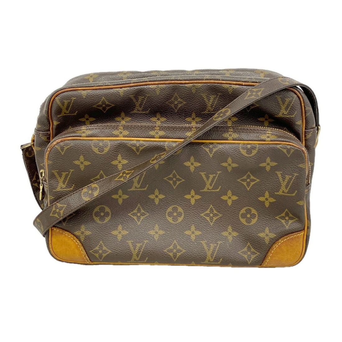 Louis Vuitton Monogram Nile Shoulder Bag M45244 Brown Women's: --- Catalog ---Category: SizeSize (HxWxD): 21cm x 28cm x 12cm / 8.26'' x 11.02'' x 4.72''Category: DesignType: Shoulder bagColor: BrownGender: WomenCategory: GeneralMPN: M45244Brand: Louis Vuitton--- 