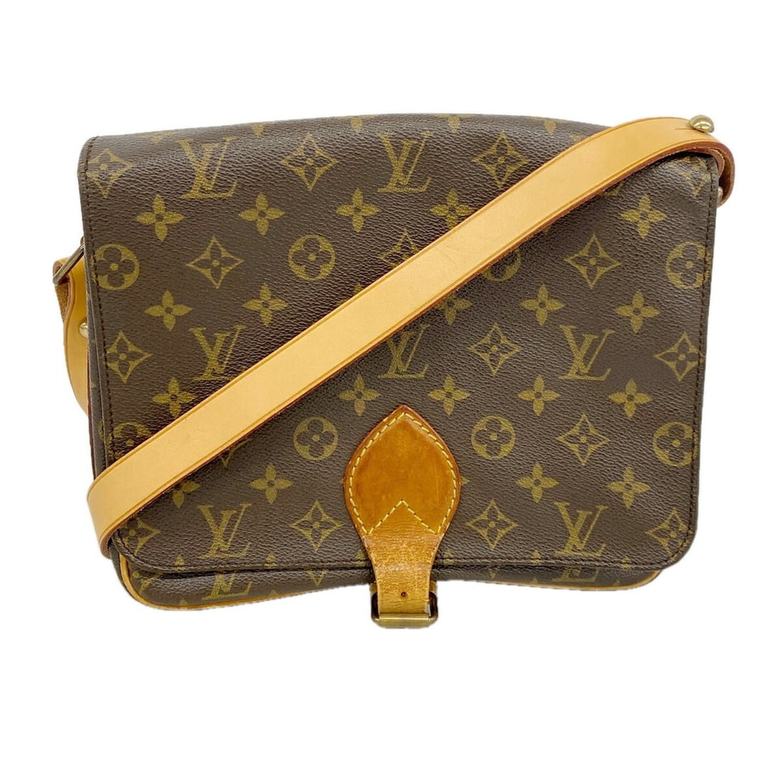 Louis Vuitton Monogram Cartouchiere GM Shoulder Bag M51252 Brown Women's: --- Catalog ---Category: SizeSize (HxWxD): 21.5cm x 25cm x 8cm / 8.46'' x 9.84'' x 3.14''Category: DesignType: Shoulder bagColor: BrownGender: WomenCategory: GeneralMPN: M51252Brand: Louis Vuitton--- 