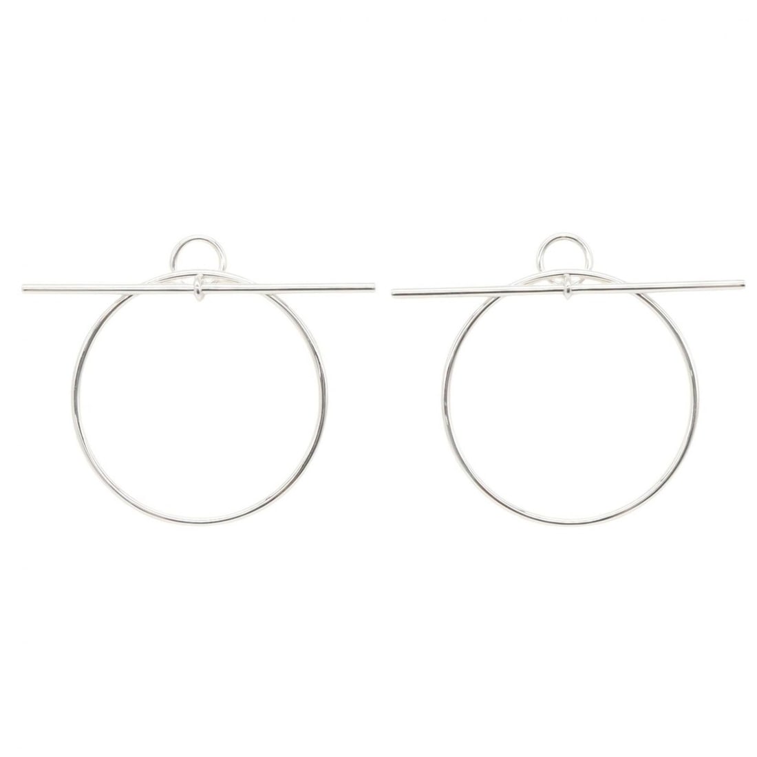 Hermes HERMES Echappé PM Earrings, Sterling Silver 925, Women's Tone: --- Catalog ---Category: SizeSize (HxWxD): 50.00mm x 60.00mm / 1.97'' x 2.36''Category: DesignType: Stud earringsColor: SilverGender: WomenMaterial: Silver 925Category: GeneralBrand: Hermes--- Item Li