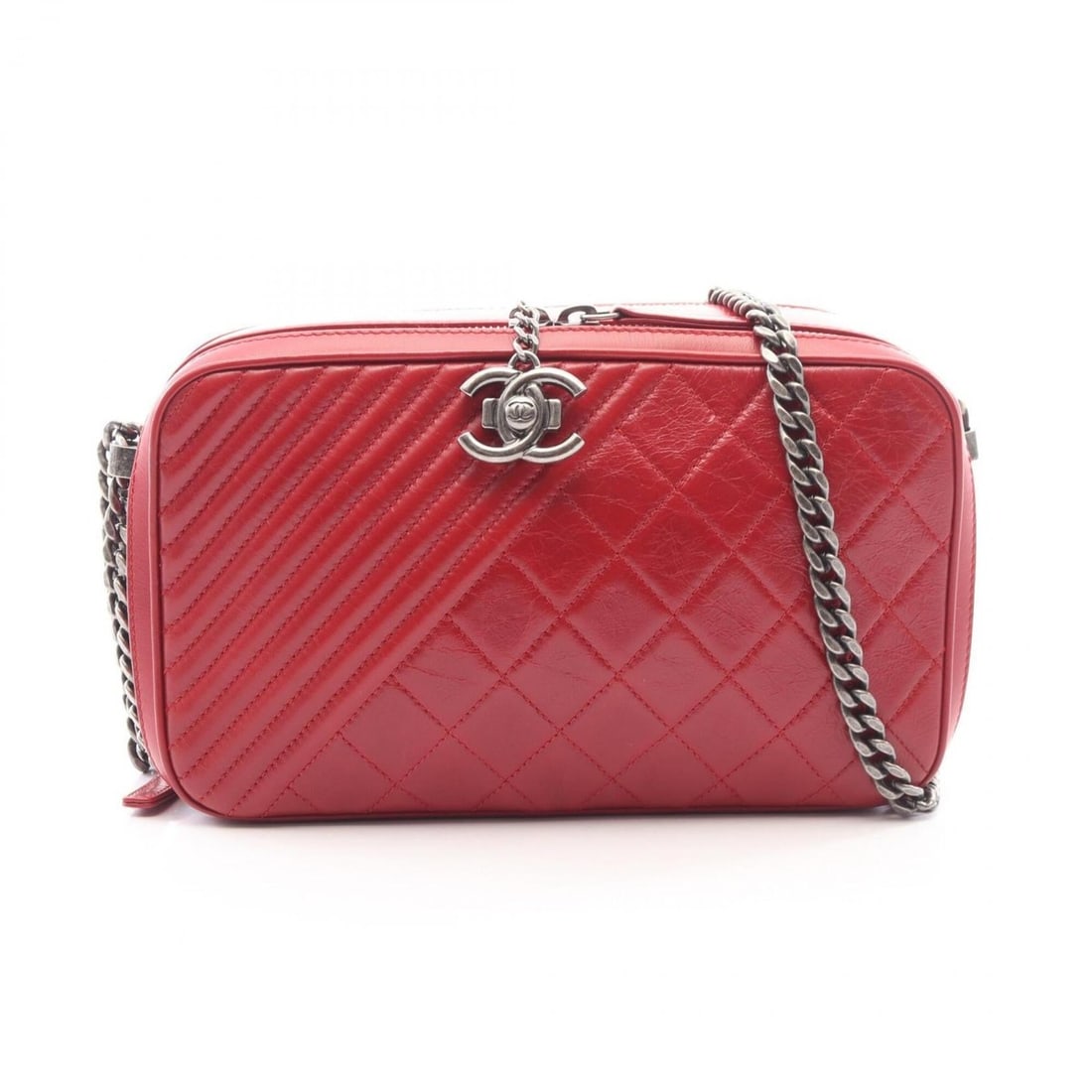 Chanel Coco Boy Camera Bag, Shoulder Handbag, Leather, Women's, Red: --- Catalog ---Category: SizeSize (HxWxD): 14.5cm x 24cm x 8cm / 5.7'' x 9.44'' x 3.14''Category: DesignType: Handbag, Shoulder bagColor: Red colorGender: WomenMaterial: Leather Category: GeneralBrand