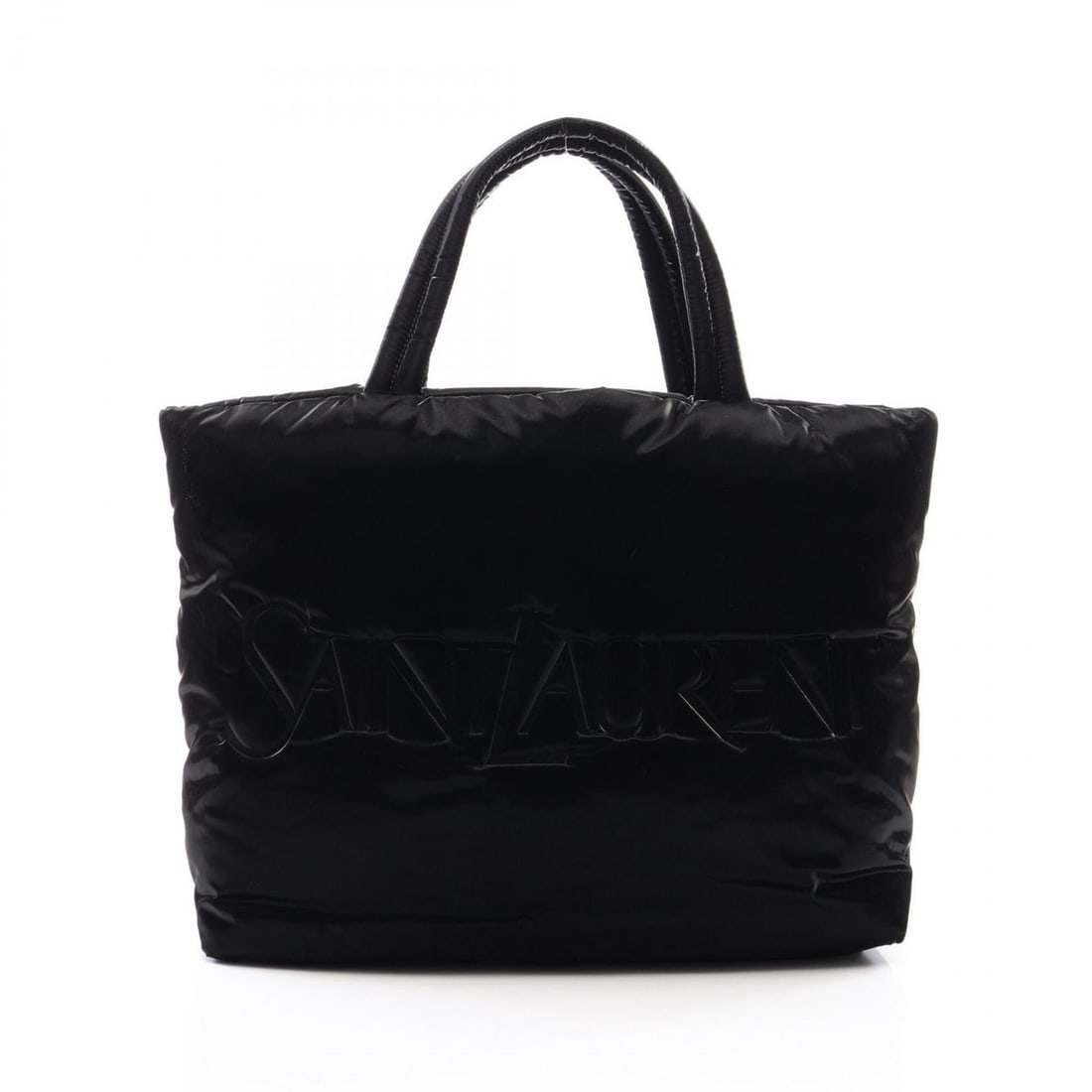 Yves Saint Laurent Saint Laurent Paris Wide Puffer Tote Bag Handbag, Nylon, Men's, Black, 756269: --- Catalog ---Category: SizeSize (HxWxD): 35cm x 41cm x 16cm / 13.77'' x 16.14'' x 6.29''Category: DesignType: Handbag, Tote bagColor: BlackGender: MenMaterial: Nylon Category: GeneralMPN: 756269Bran
