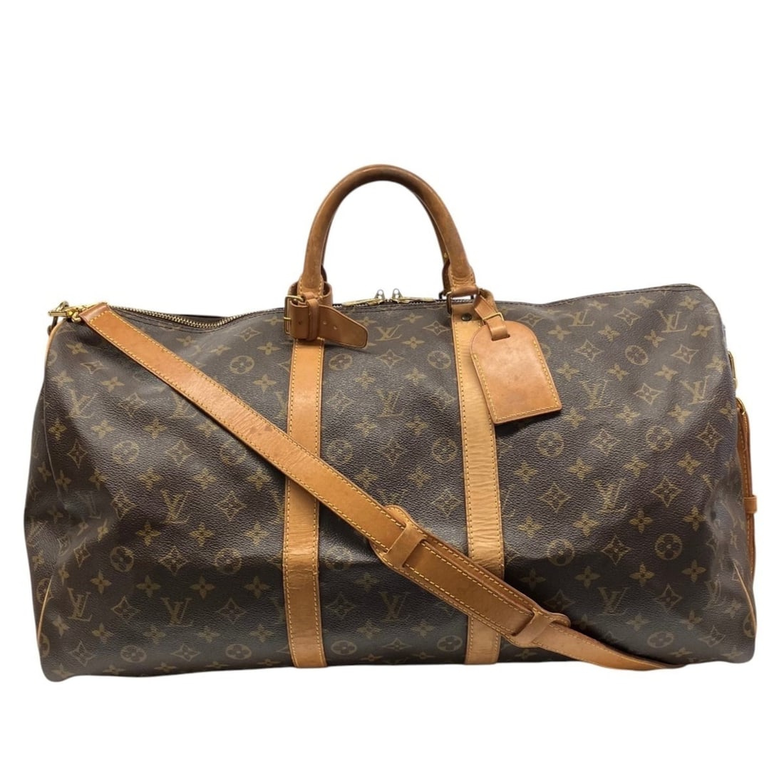 Louis Vuitton Keepall Bandoulière 55 Boston Bag, Monogram Canvas, M41414: --- Catalog ---Category: SizeSize (HxWxD): 29cm x 55cm x 25cm / 11.41'' x 21.65'' x 9.84''Category: DesignType: Boston bagColor: BrownGender: Women,MenMaterial: Monogram , Canvas Category: GeneralBran