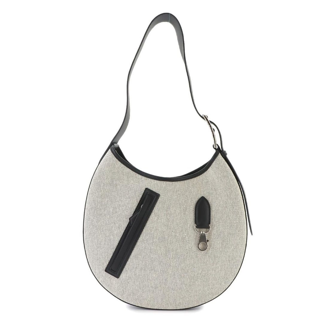 Hermes Arcon Shoulder Handbag, Toile H Swift Leather, Black, W Stamp, Silver Hardware: --- Catalog ---Category: SizeSize (HxWxD): 34.5cm x 33cm x 5cm / 13.58'' x 12.99'' x 1.96''Category: DesignType: Handbag, Shoulder bagColor: BlackGender: WomenMaterial: Toile H , Swift leather Categor