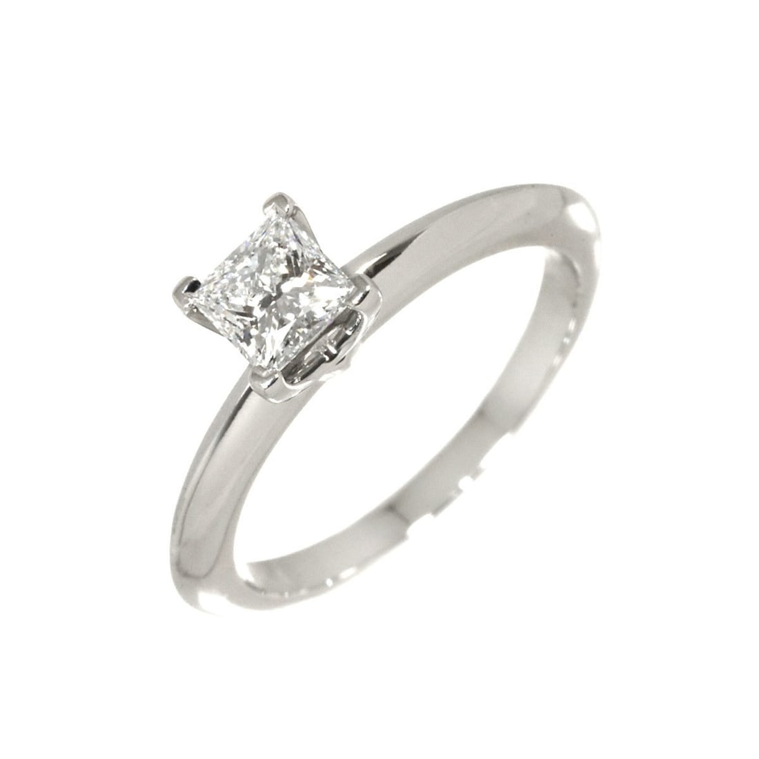 Tiffany & Co. Princess Cut Diamond 0.39ct E VS2 EX Ring Platinum: --- Catalog ---Category: SizeJP Size: 6.5US Size: 3.5Category: DesignType: Band ringGender: WomenMaterial: Platinum 950Category: GeneralBrand: Tiffany--- Item List ---Section: ConditionRanking: Rank S