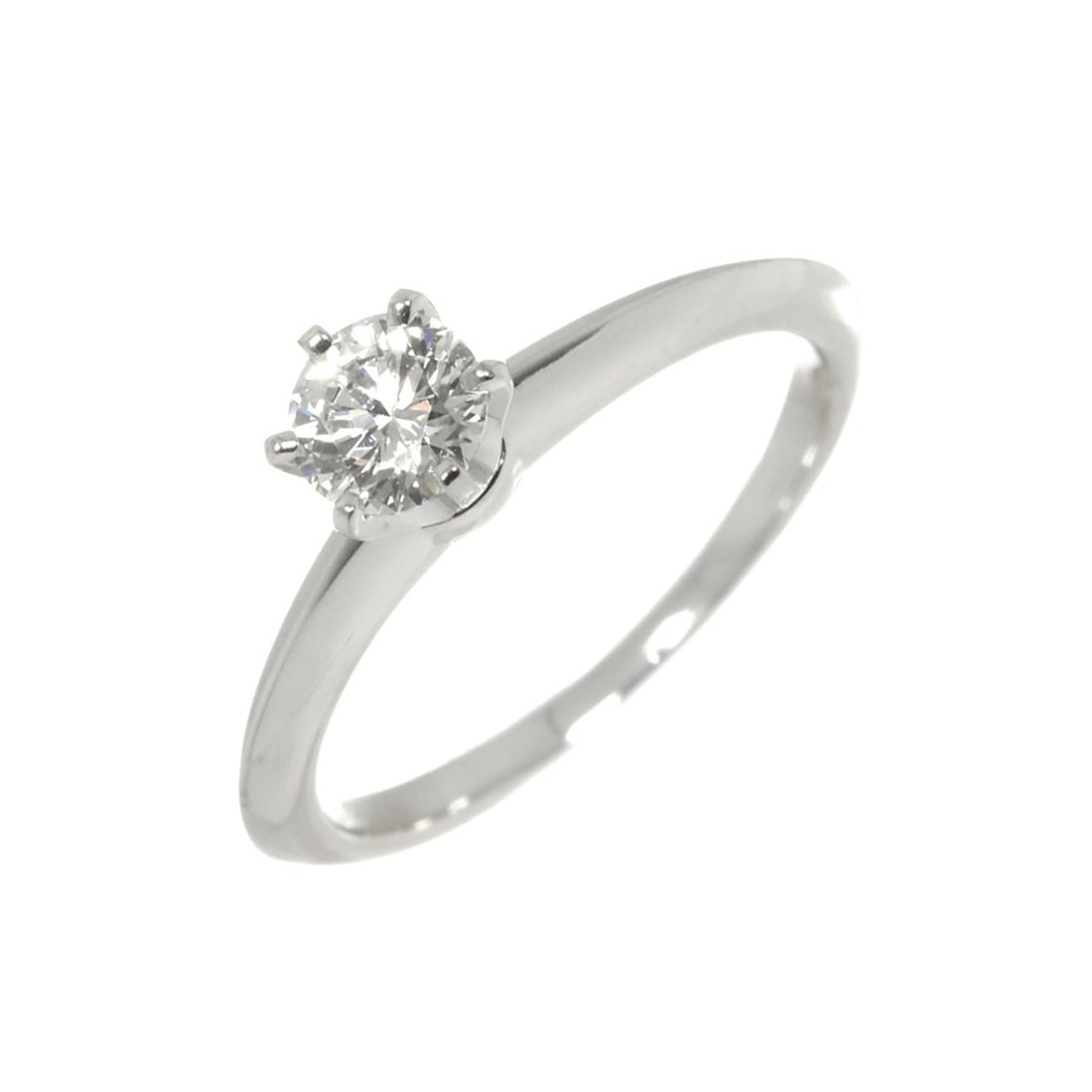Tiffany & Co. Solitaire Diamond Ring, 0.44ct, H VVS2, EX 1, Platinum.: --- Catalog ---Category: SizeJP Size: 11US Size: 6Category: DesignType: Band ringGender: WomenMaterial: Platinum 950Category: GeneralBrand: Tiffany--- Item List ---Section: ConditionRanking: Rank SA U