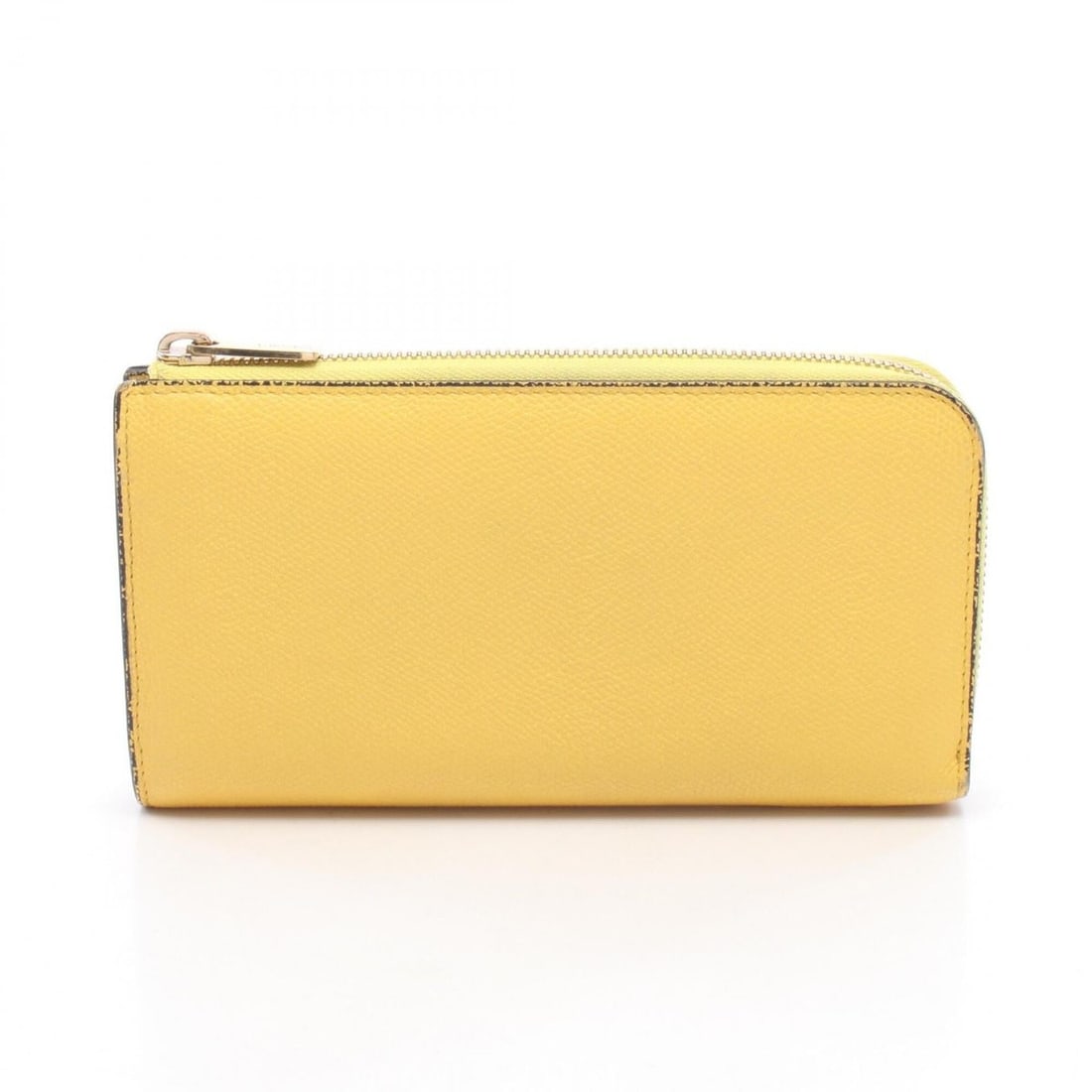 Valextra L-shaped zipper long wallet, leather, women's, yellow.: --- Catalog ---Category: SizeSize (HxWxD): 10.5cm x 19cm x 2.5cm / 4.13'' x 7.48'' x 0.98''Category: DesignType: Long wallet (bi-fold)Color: YellowGender: WomenMaterial: Leather Category: GeneralBrand