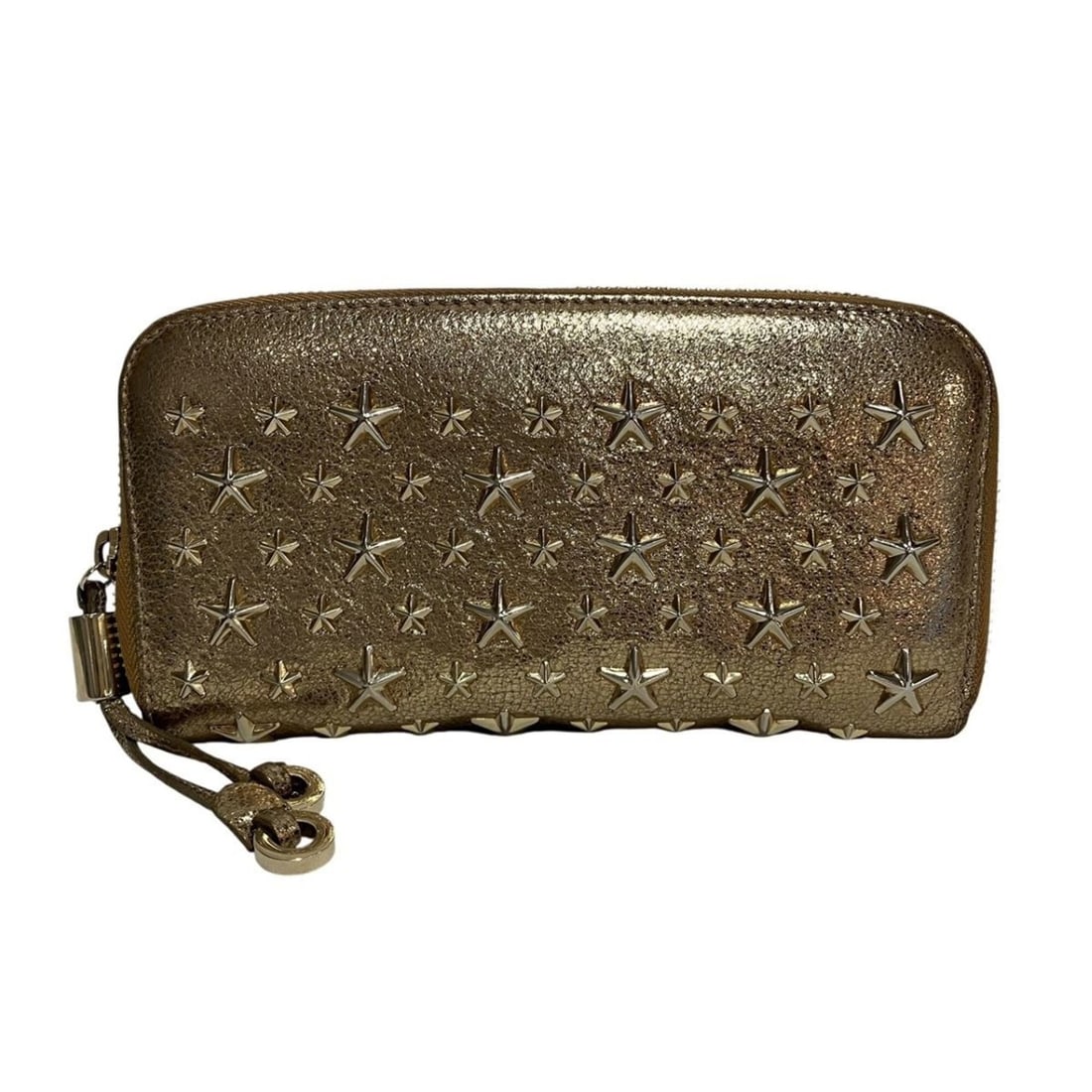 Jimmy Choo Felipa Long Wallet Leather: --- Catalog ---Category: SizeSize (HxWxD): 10cm x 19cm x 2.5cm / 3.93'' x 7.48'' x 0.98''Category: DesignType: Long wallet (bi-fold)Gender: WomenMaterial: Leather Category: GeneralBrand: Jimmy Choo---