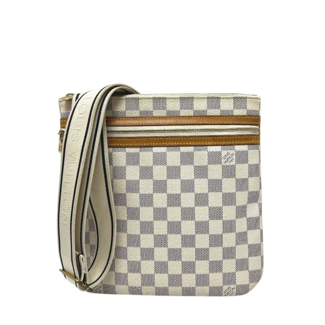 LOUIS VUITTON N51112 Pochette Bosphore Bag, Handbag, Crossbody Shoulder Damier Azur Canvas, Women's,: --- Catalog ---Category: SizeSize (HxWxD): 25cm x 26cm / 9.84'' x 10.23''Category: DesignType: Handbag, Pochette, Shoulder bagColor: WhiteGender: WomenMaterial: Damier Azur Category: GeneralMPN: ?5111