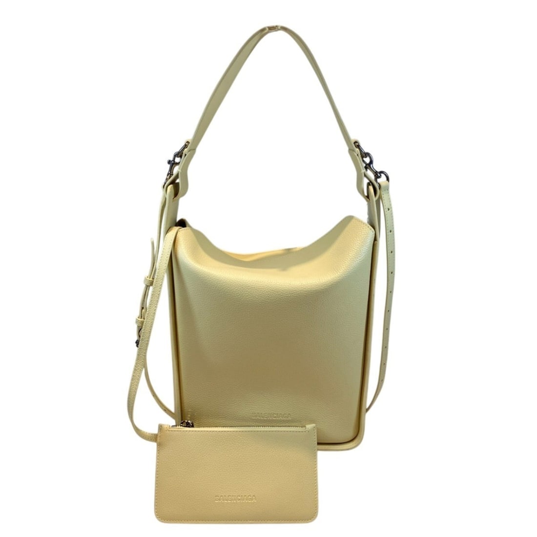 Balenciaga North-South Shoulder Bag, Leather, 659920: --- Catalog ---Category: SizeSize (HxWxD): 32cm x 22cm x 11.5cm / 12.59'' x 8.66'' x 4.52''Strap Length: 31cm - 109cm / 12.2'' - 42.91''Handle Length: 46cm / 18.11''Category: DesignType: Shoulder