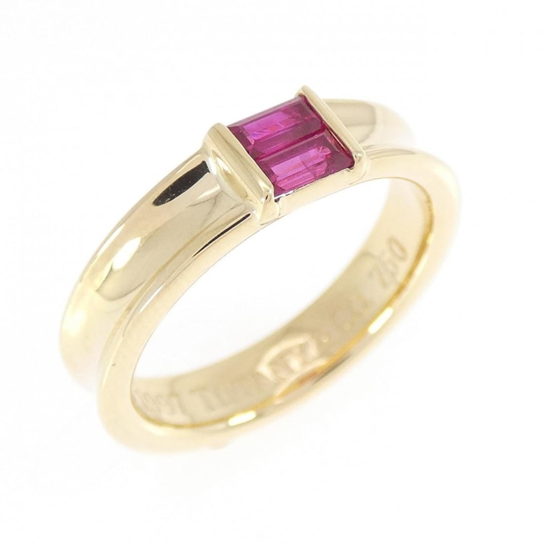 Tiffany Stacking Rings: --- Catalog ---Category: SizeJP Size: 11.5US Size: 6Category: DesignType: Band ringGender: WomenMaterial: Yellow gold (18K)Category: GeneralBrand: Tiffany--- Item List ---Section: ConditionRanking: Ra