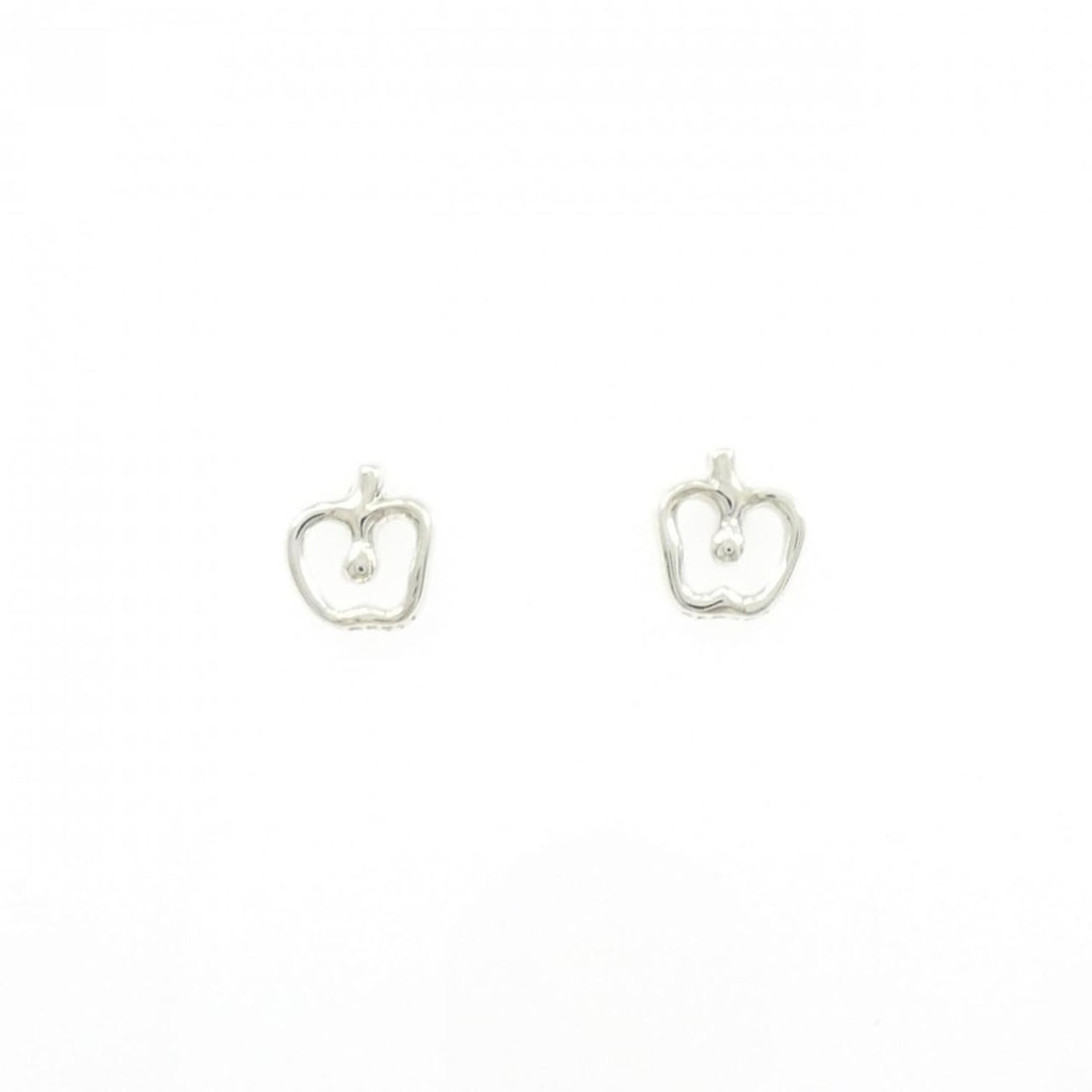 Tiffany Apple Earrings: --- Catalog ---Category: SizeSize (HxWxD): 7.00mm x 6.40mm / 0.28'' x 0.25''Category: DesignType: Stud earringsGender: WomenMaterial: Silver 925Category: GeneralBrand: Tiffany--- Item List