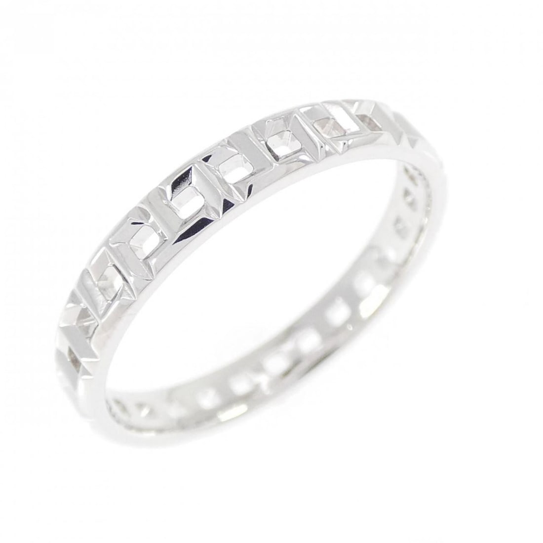 Tiffany T True Narrow Ring: --- Catalog ---Category: SizeJP Size: 16US Size: 8Category: DesignType: Band ringGender: WomenMaterial: White gold (18K)Category: GeneralBrand: Tiffany--- Item List ---Section: ConditionRanking: Rank