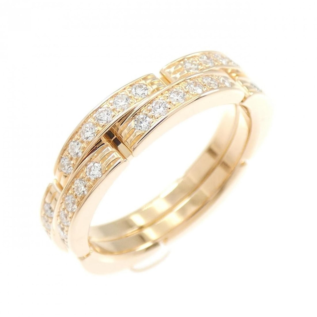 Cartier Maillon Panthère Ring: --- Catalog ---Category: SizeWidth: 4.2mm / 0.17''Weight: 5.7g / 0.2oz.JP Size: 8US Size: 4.5Category: DesignType: Band ringStone: DiamondGender: WomenMaterial: Pink gold (18K)Category: GeneralBrand: 