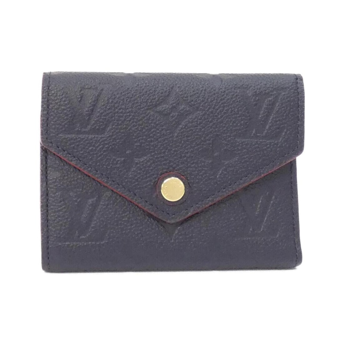 Louis Vuitton Monogram Empreinte Portefeuille Victorine M64577 Wallet: --- Catalog ---Category: SizeSize (HxWxD): 9cm x 12cm x 2cm / 3.54'' x 4.72'' x 0.78''Category: DesignType: Wallet (bi-fold)Color: Marine rougeGender: Men,WomenMaterial: Leather Leather/Fur Type: