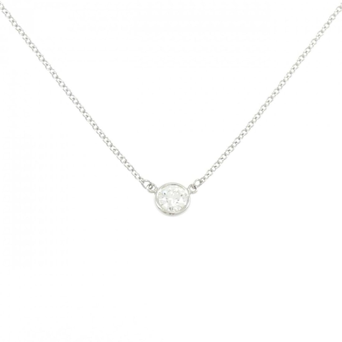 Tiffany & Co. By the Yard Necklace: --- Catalog ---Category: SizePendant Size: 5.4mm / 0.21''Neck Circumference: 43 cm / 16.92''Category: DesignStone: DiamondGender: WomenMaterial: Platinum 950Necklace Type: NecklaceCategory: