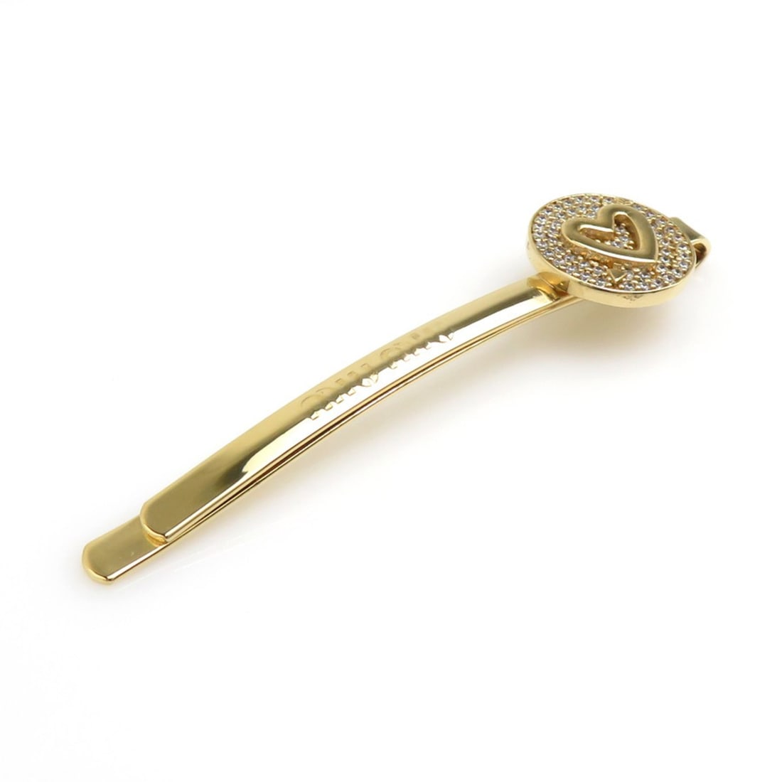 Miu Miu Miu hair clip, metal, gold, women's, r11255a: --- Catalog ---Category: SizeSize (LxW): 1.5cm x 6cm / 0.59'' x 2.36''Category: DesignType: Hair pinColor: GoldGender: WomenMaterial: MetalCategory: GeneralBrand: Miu MiuCountry of Origin: Italy--- It