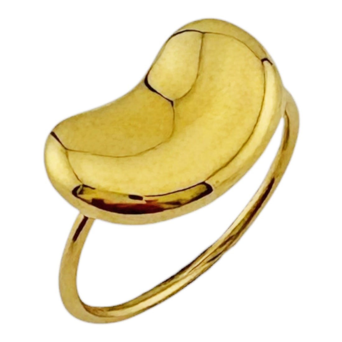 Tiffany & Co. Bean Ring, 18K Yellow Gold, Women's Heart Design: --- Catalog ---Category: SizeJP Size: 13US Size: 6.5Category: DesignType: Band ringColor: GoldGender: WomenMaterial: Yellow gold (18K)Category: GeneralBrand: Tiffany--- Item List ---Section: