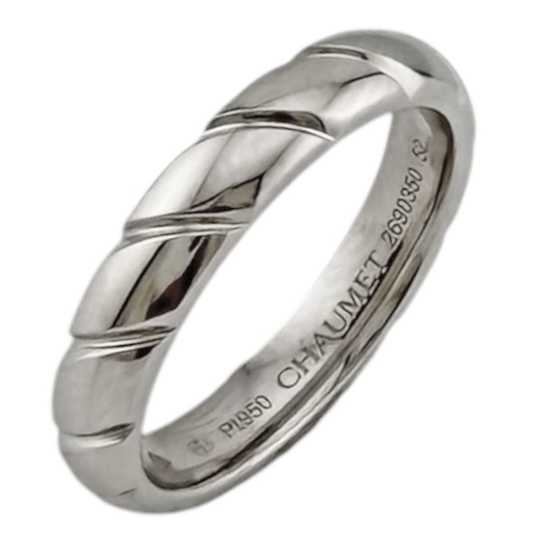 Chaumet Torsade Ring, 1 Pt950 Platinum Ring for Women: --- Catalog ---Category: SizeJP Size: 11.5US Size: 6Category: DesignType: Band ringColor: SilverGender: WomenMaterial: Platinum 950Category: GeneralBrand: Chaumet--- Item List ---Section: ConditionRan