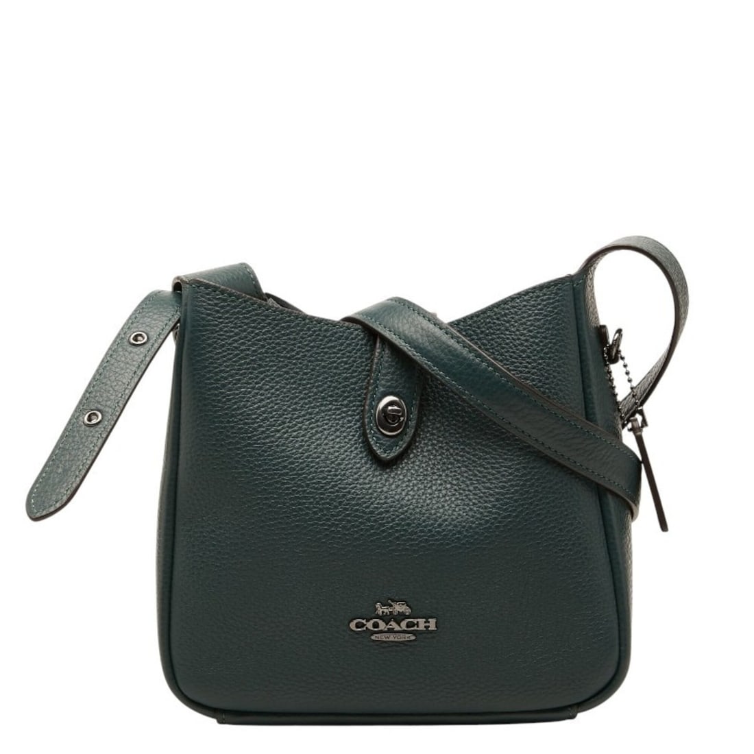 Coach Hadley Mini Crossbody Shoulder Bag CAL60 Green Leather Women's COACH: --- Catalog ---Category: SizeStrap Drop: 62cm / 24.4''Size (HxWxD): 19cm x 20cm x 7cm / 7.48'' x 7.87'' x 2.75''Category: DesignType: Shoulder bagColor: GreenGender: WomenClosure: Turn lockMaterial: L