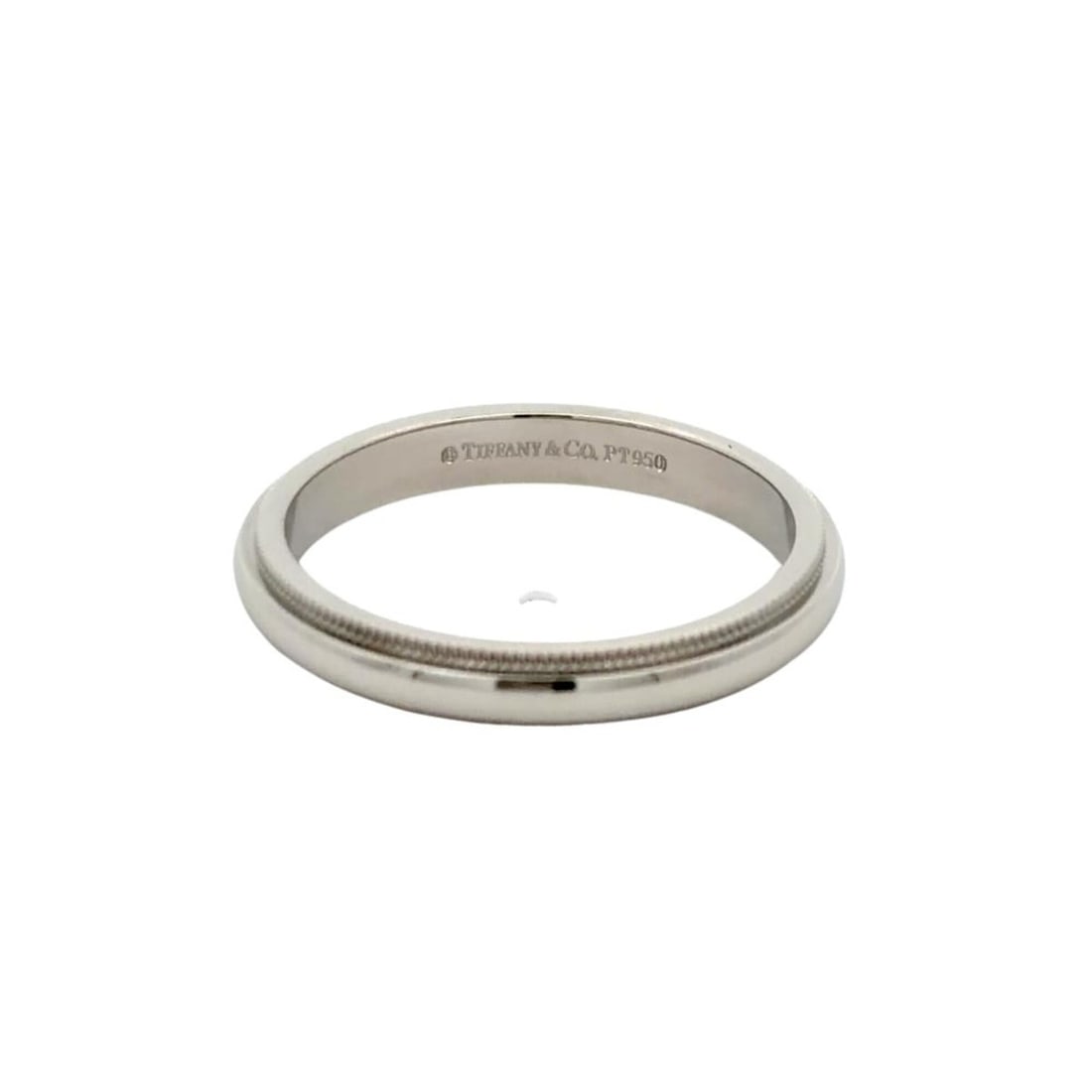Tiffany & Co. Milgrain Ring, approximately 1cm in size, Pt950 platinum, 6.4g, 3mm diameter.: --- Catalog ---Category: SizeJP Size: 17US Size: 8.5Category: DesignType: Band ringGender: Men,WomenMaterial: Platinum 950Category: GeneralBrand: Tiffany--- Item List ---Section: ConditionRanking: Ran