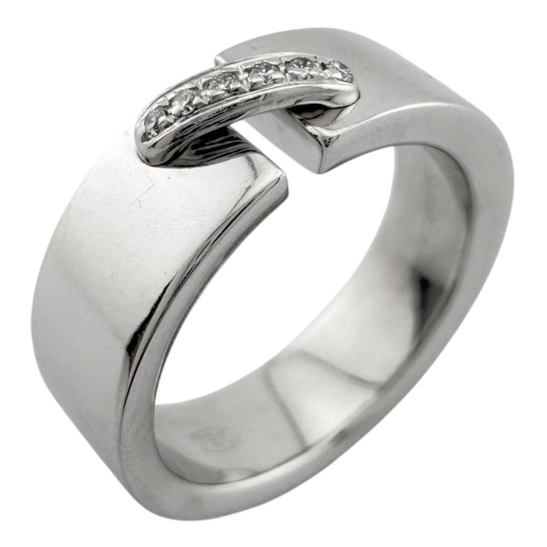 Chaumet Ring, 18K White Gold, Diamond, Women's Ring: --- Catalog ---Category: SizeJP Size: 13US Size: 6.5Category: DesignType: Band ringColor: SilverGender: WomenMaterial: White gold (18K)Category: GeneralBrand: Chaumet--- Item List ---Section: Conditio
