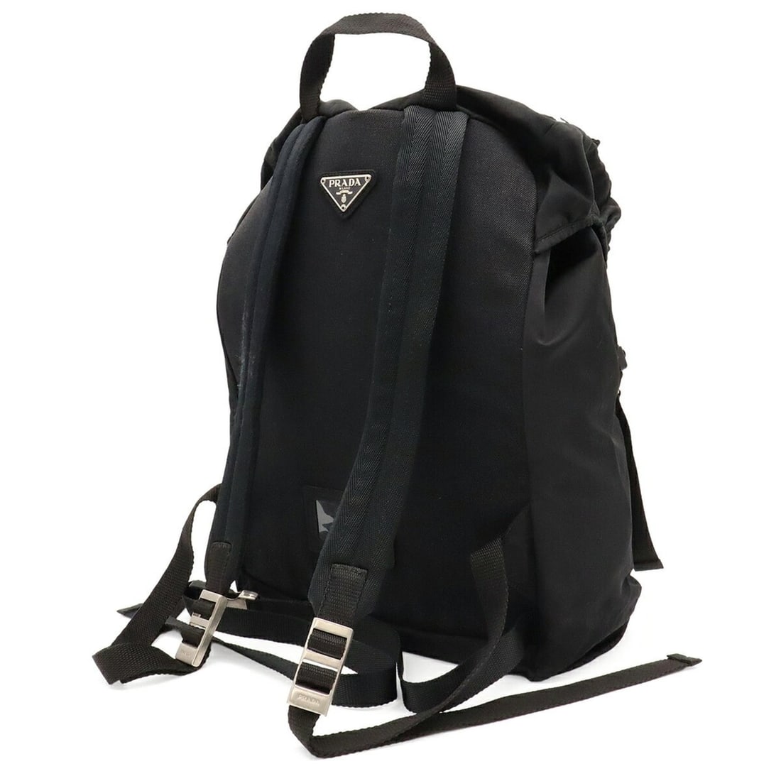 PRADA Triangle Backpack, Daypack, Nylon, NERO Black, V135 - 3