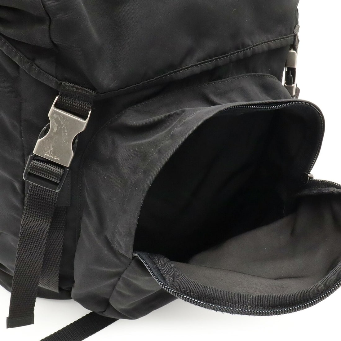 PRADA Triangle Backpack, Daypack, Nylon, NERO Black, V135 - 7