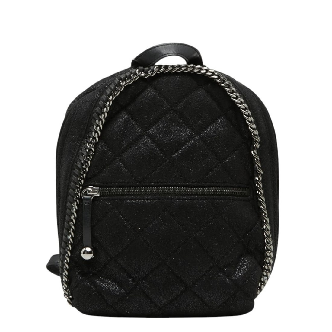 Stella McCartney Falabella Backpack, Black Polyester Leather, Women's. (1 of 11)