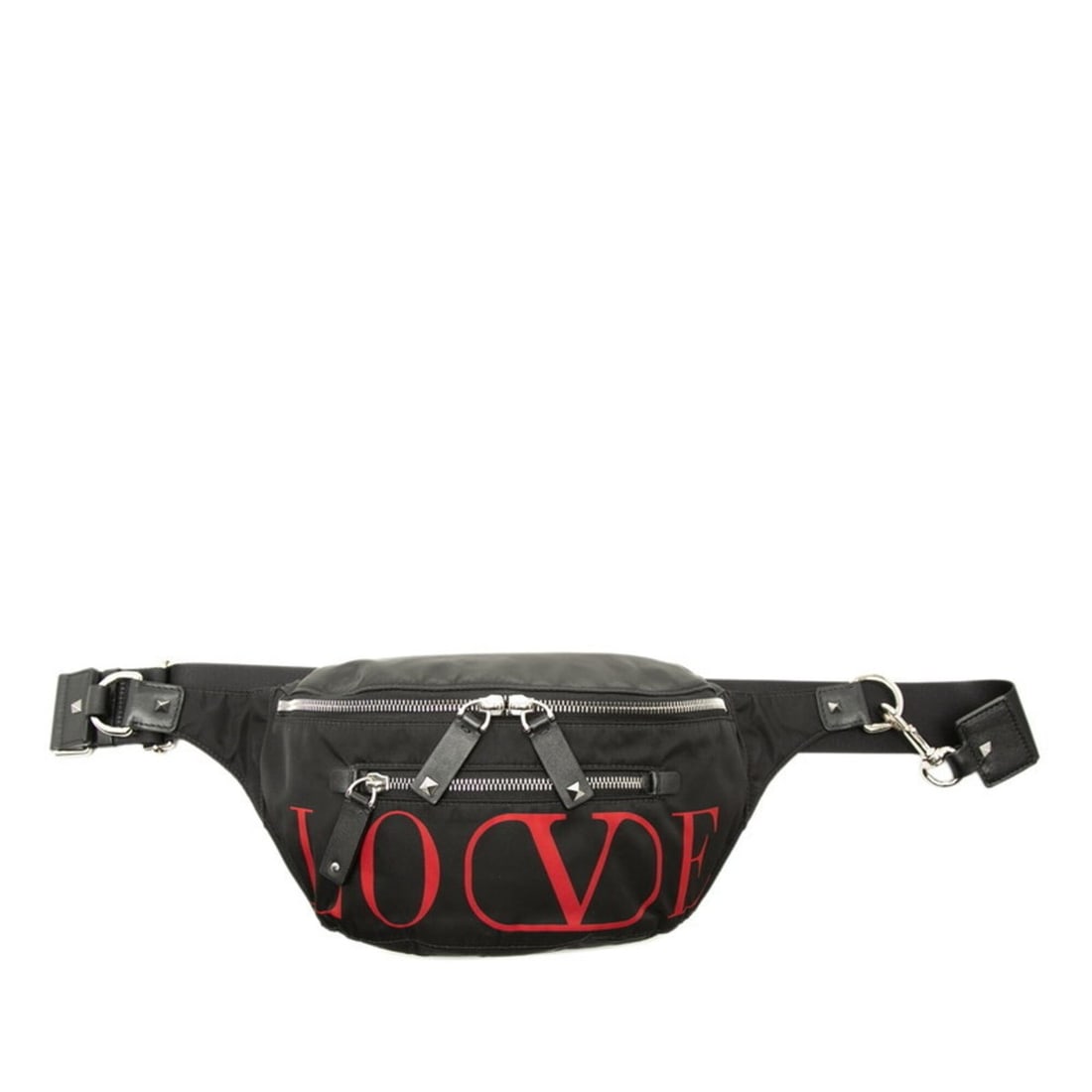 Valentino Body Bag Waist Black Red Nylon Leather Women's: --- Catalog ---Category: SizeSize (HxWxD): 18.5cm x 21cm x 5cm / 7.28'' x 8.26'' x 1.96''Category: DesignType: Sling bagColor: Black, Red colorGender: WomenMaterial: Nylon , Leather Category: GeneralB