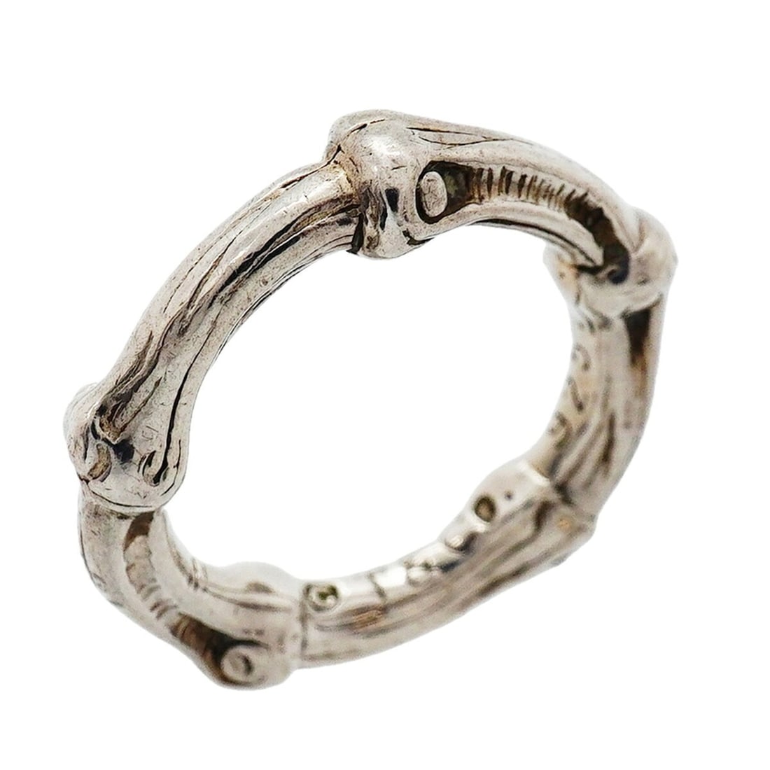 Tiffany & Co. Bamboo Ring, Sterling Silver 925, Size 6.5, Women's (1 of 16)