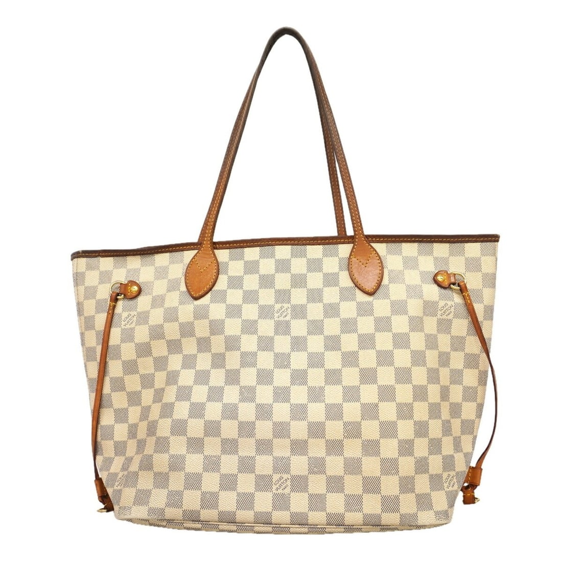 Louis Vuitton Damier Azur Neverfull MM Tote Bag N51107 White Women's: --- Catalog ---Category: SizeSize (HxWxD): 29cm x 32cm x 16cm / 11.41'' x 12.59'' x 6.29''Category: DesignType: Tote bagColor: WhiteGender: WomenCategory: GeneralMPN: N51107Brand: Louis Vuitton--- Ite
