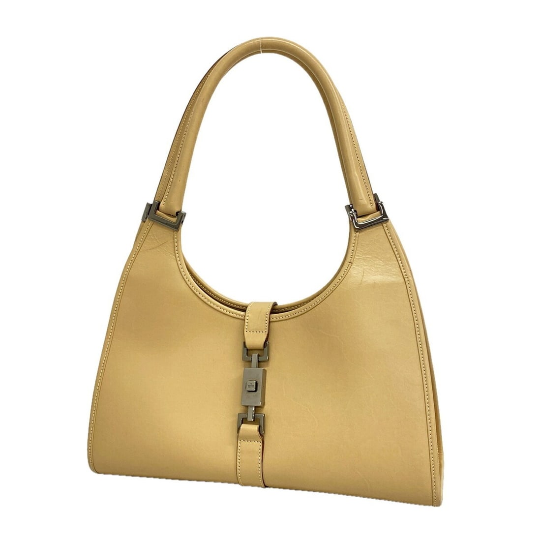 Gucci Jackie Handbag 002 1067 Leather Light Brown Women's P3460003 (1 of 12)