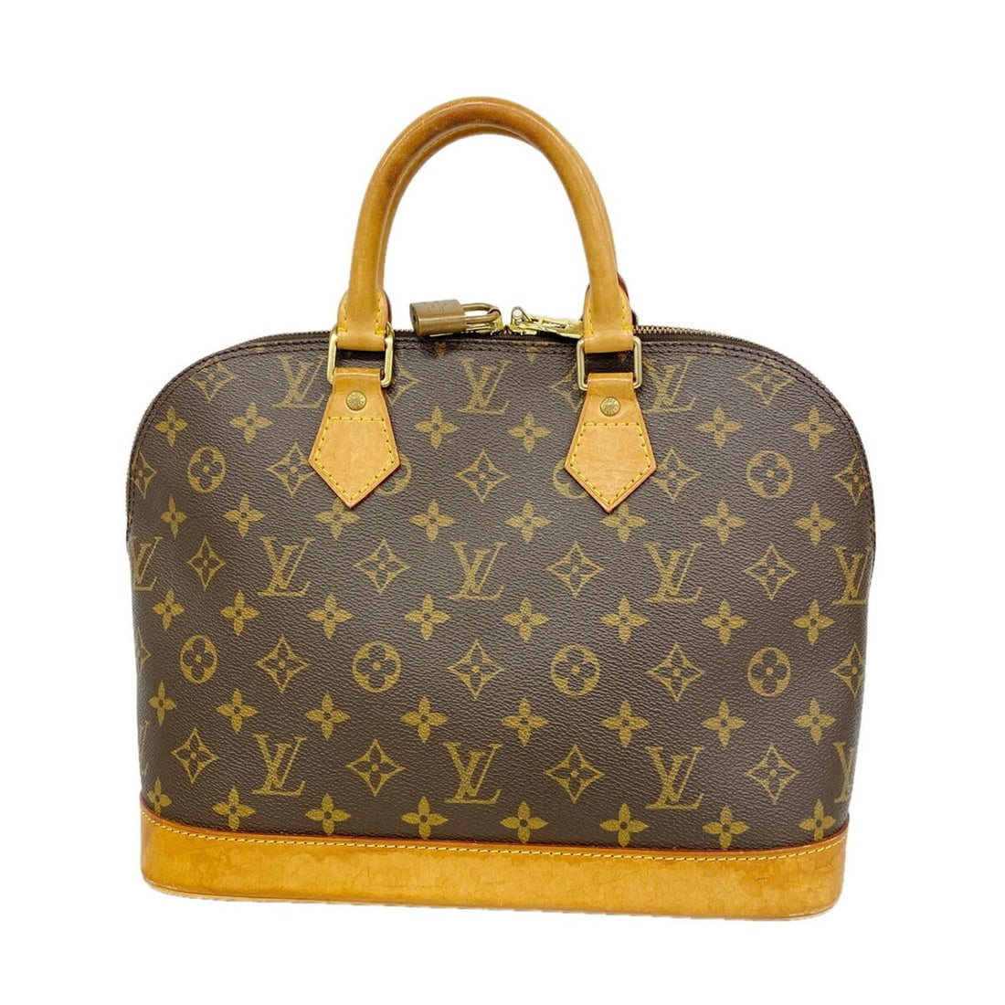 Louis Vuitton Alma Monogram Handbag M51130 Brown Women's