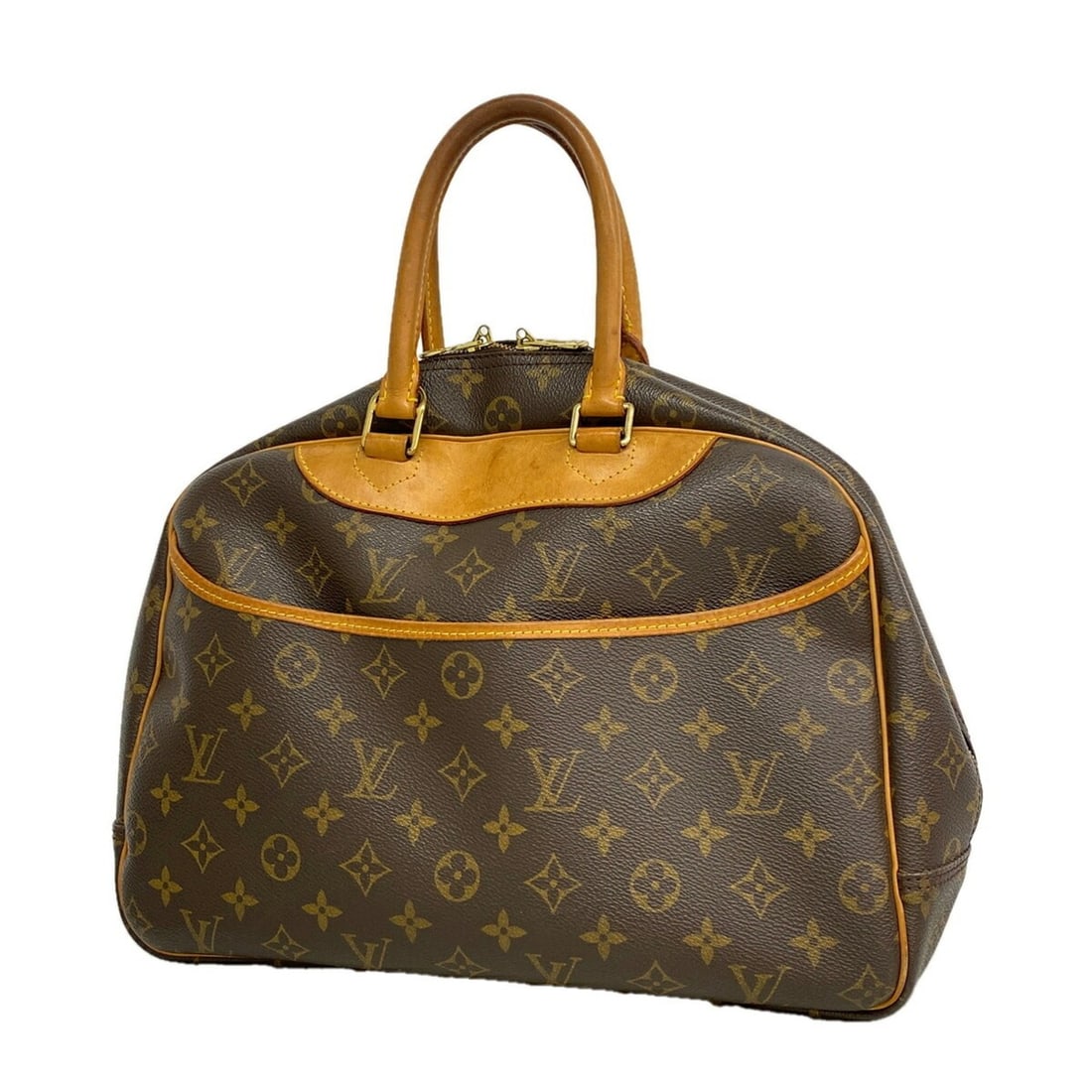 Louis Vuitton Monogram Deauville Handbag M47270 Brown Women's: --- Catalog ---Category: SizeSize (HxWxD): 27cm x 35cm x 13cm / 10.62'' x 13.77'' x 5.11''Category: DesignType: HandbagColor: BrownGender: WomenCategory: GeneralMPN: M47270Brand: Louis Vuitton--- Item