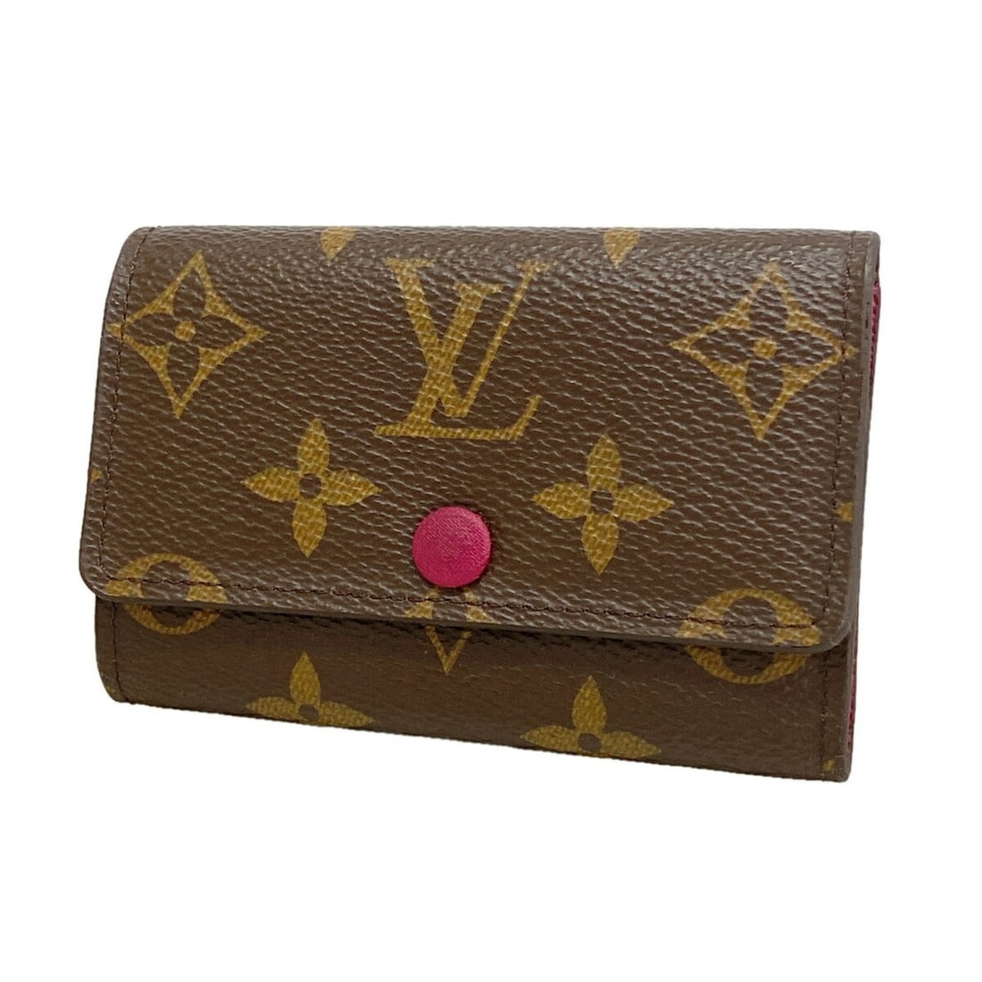 Louis Vuitton Accessories/Key Case Monogram Multicles 6 M60701 Brown Fuchsia Women's