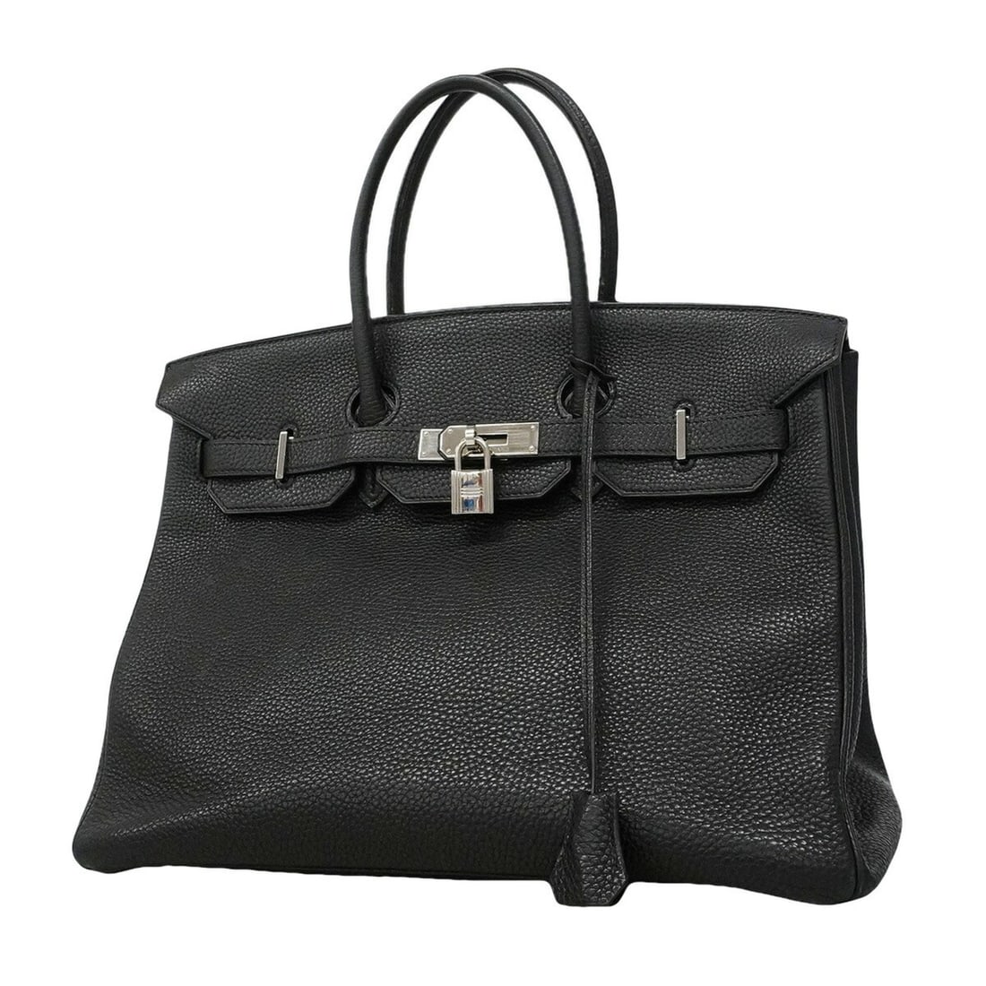 Hermes Birkin 35 Togo Black Handbag (?K stamp) - Women's: --- Catalog ---Category: SizeSize (HxWxD): 28cm x 35cm x 18.5cm / 11.02'' x 13.77'' x 7.28''Category: DesignType: HandbagColor: BlackGender: WomenMaterial: Togo leather Hardware Color: SilverCategory: